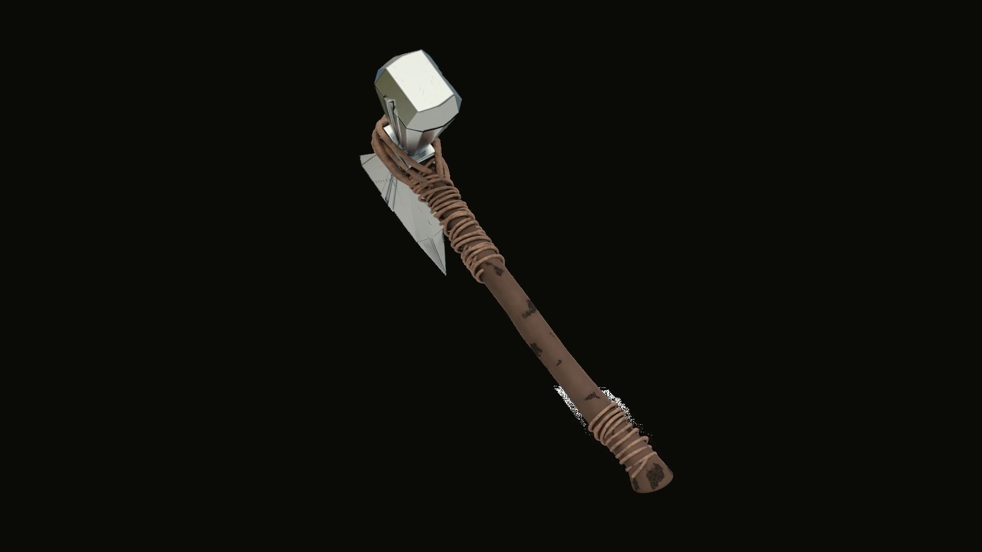 Stormbreaker wrath of gods melee weapon 3D model_33