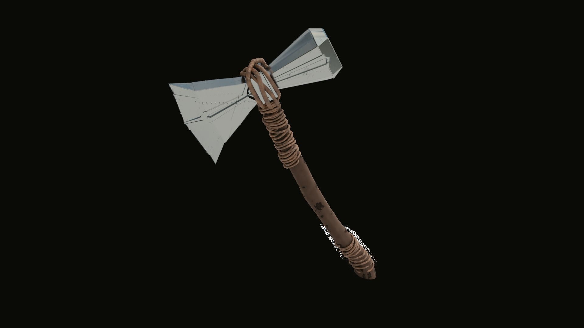 Stormbreaker wrath of gods melee weapon 3D model_28