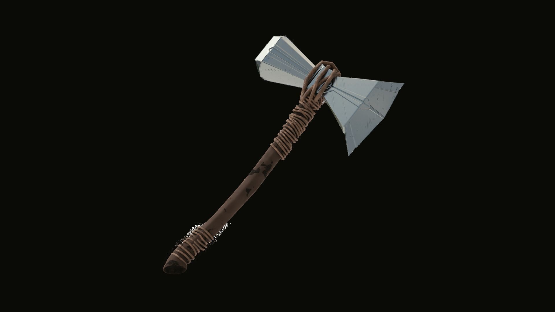 Stormbreaker wrath of gods melee weapon 3D model_41