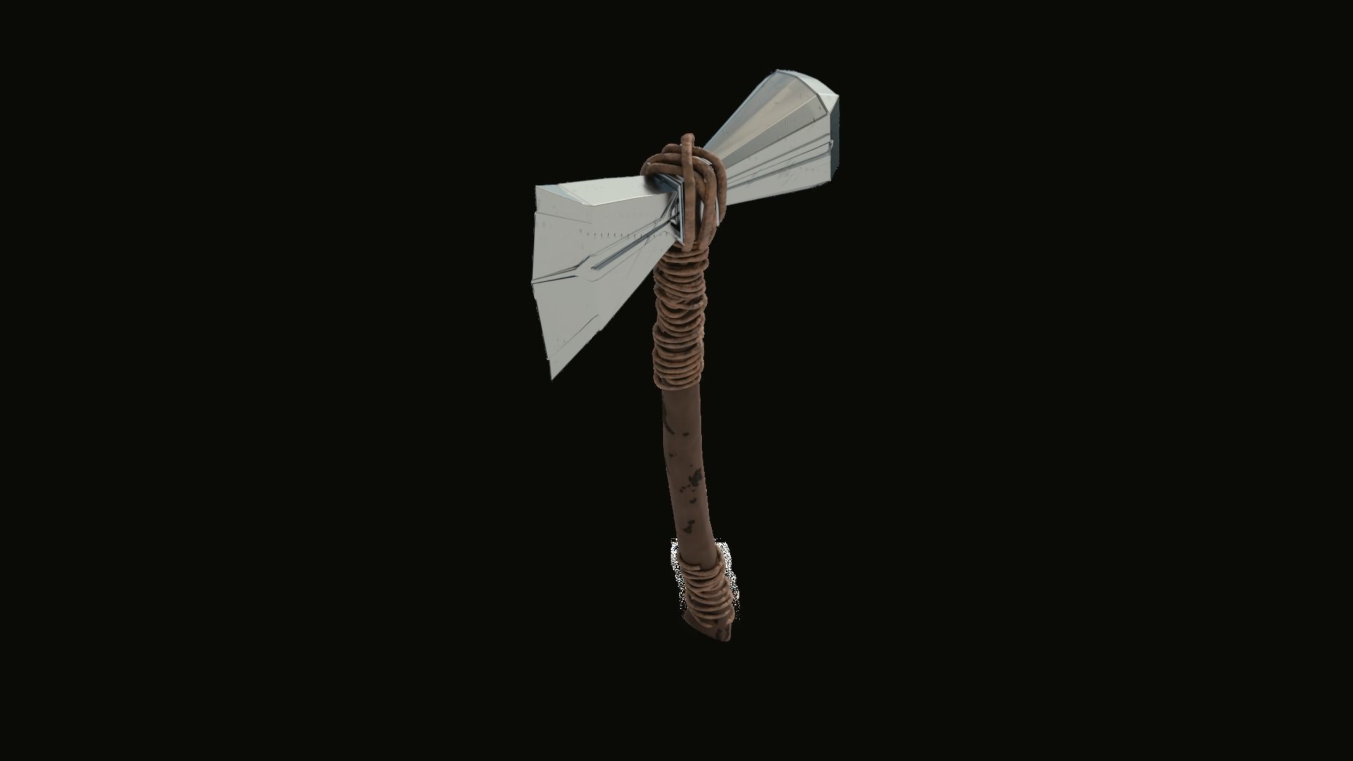 Stormbreaker wrath of gods melee weapon 3D model_29