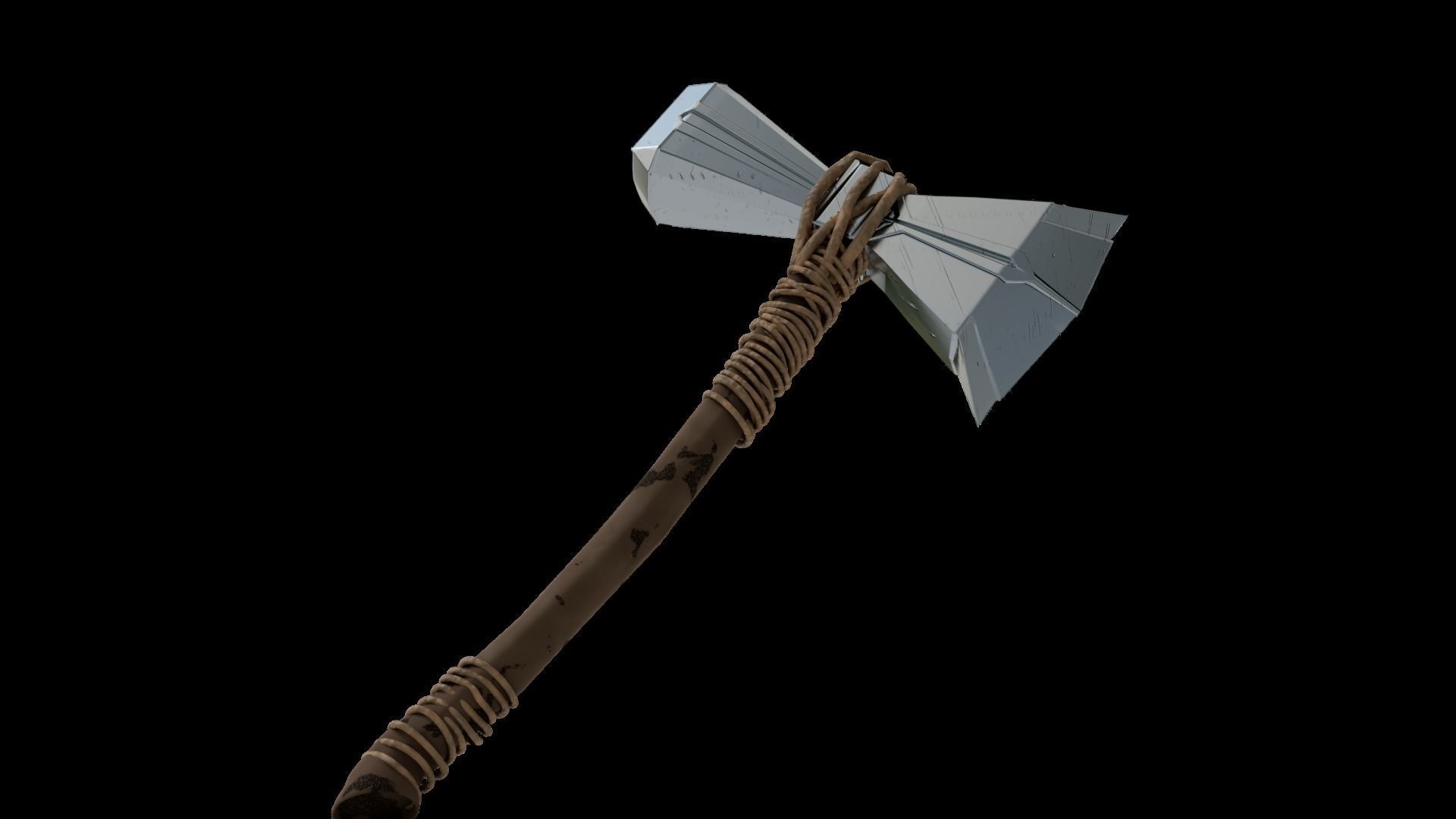 Stormbreaker wrath of gods melee weapon 3D model_16