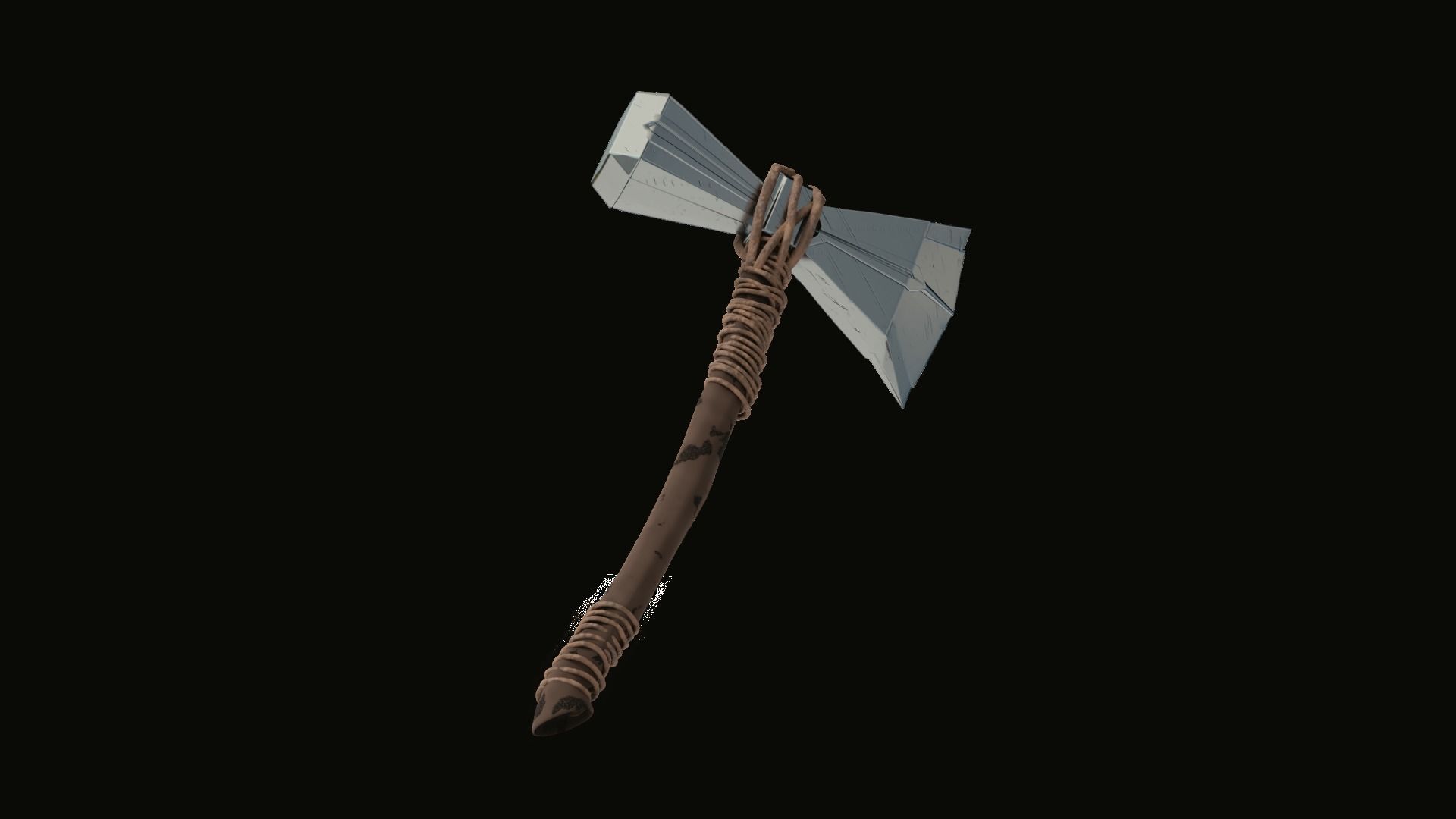 Stormbreaker wrath of gods melee weapon 3D model_37