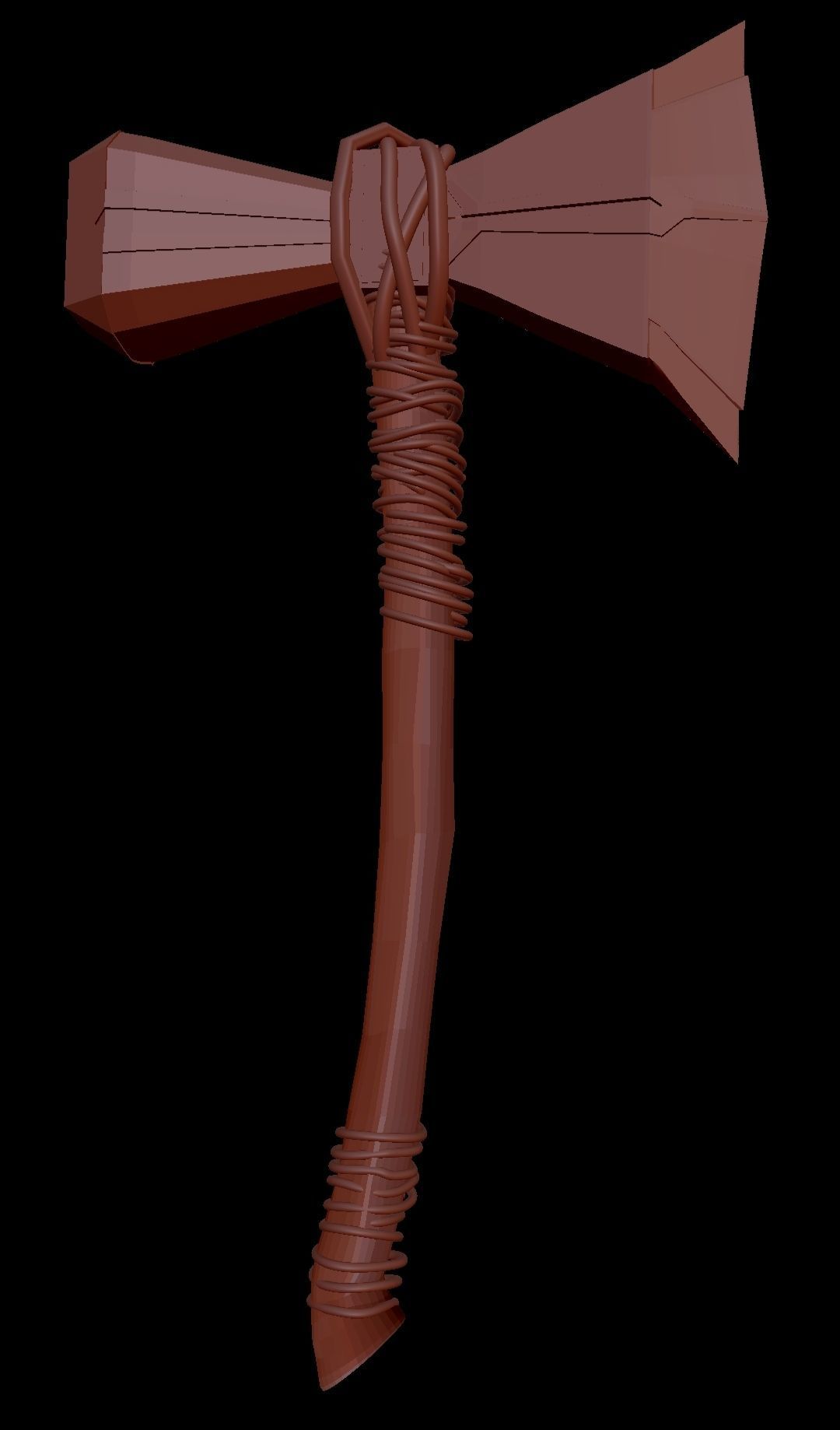 Stormbreaker wrath of gods melee weapon 3D model_6