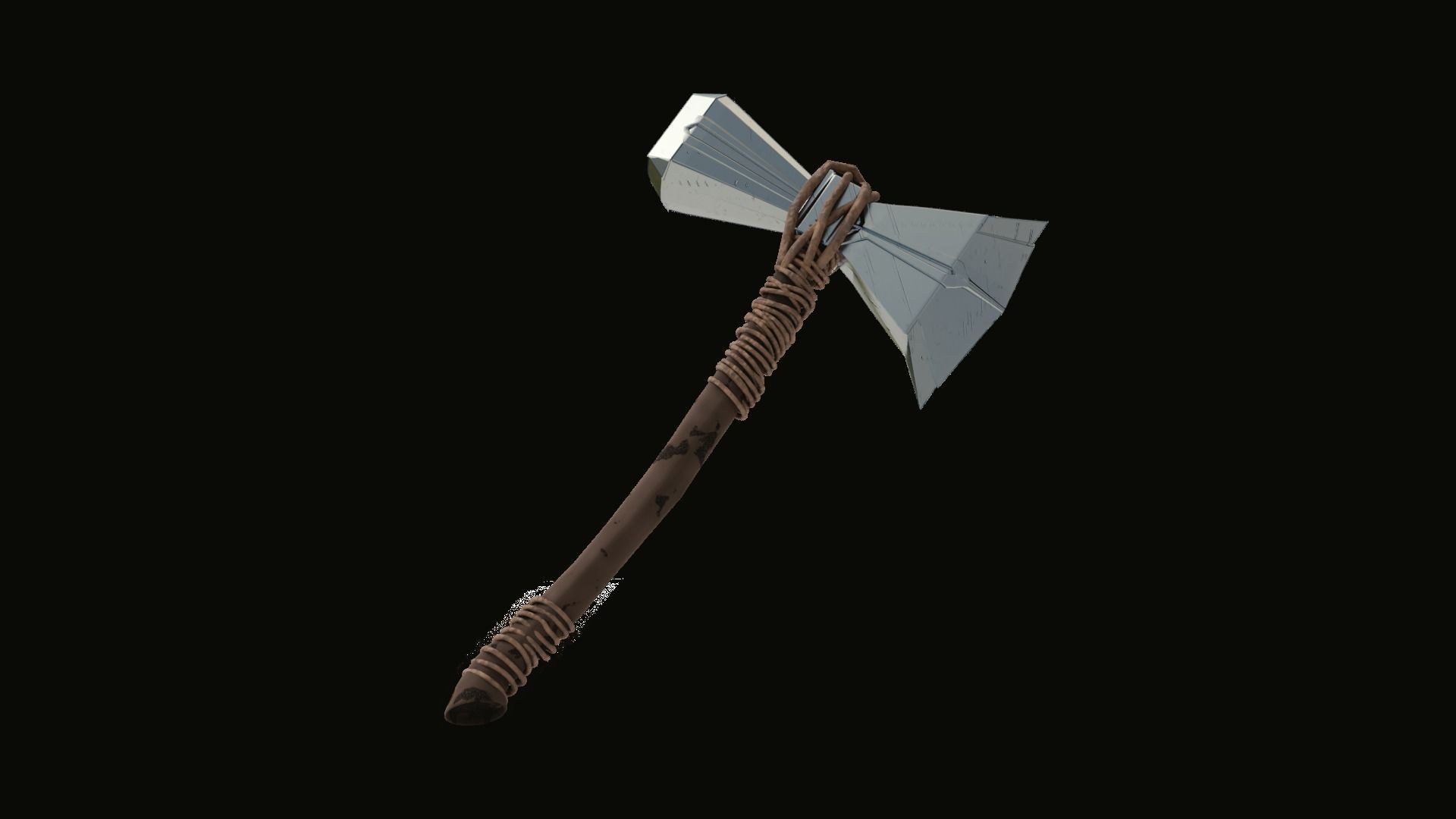 Stormbreaker wrath of gods melee weapon 3D model_40