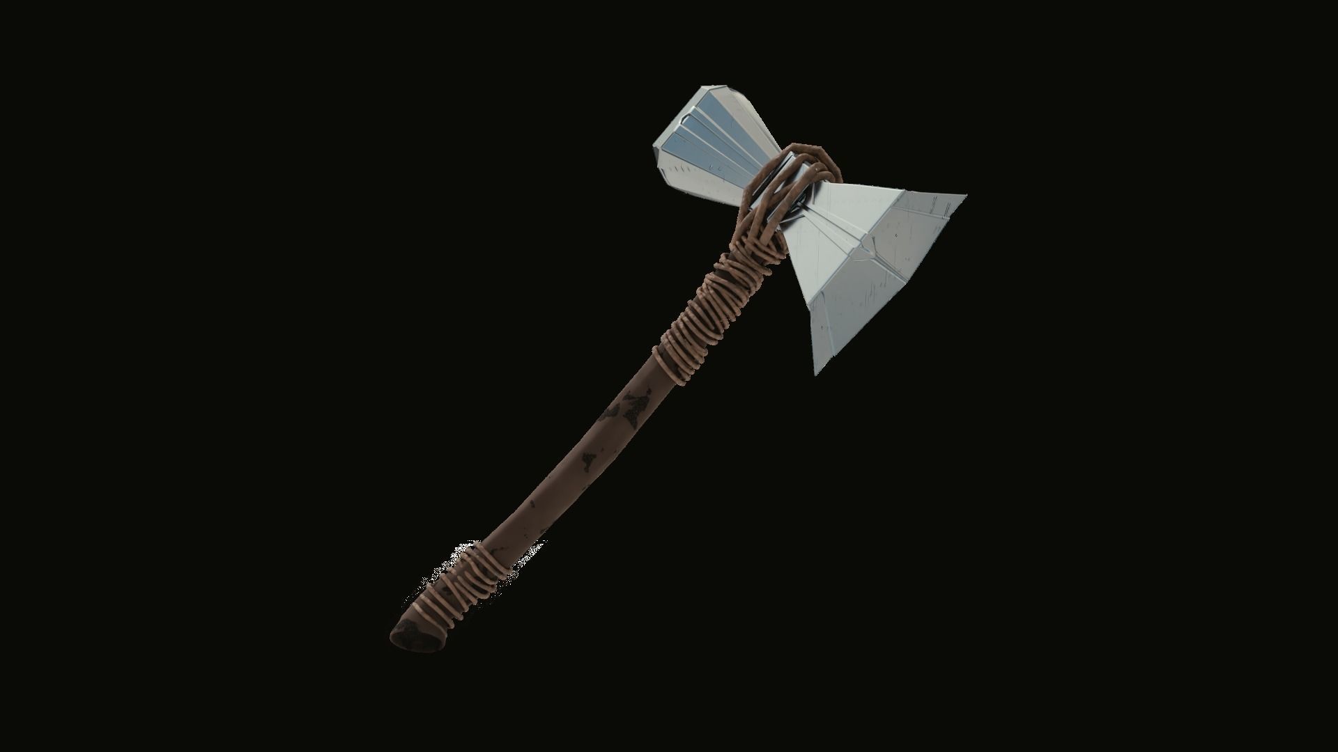 Stormbreaker wrath of gods melee weapon 3D model_43