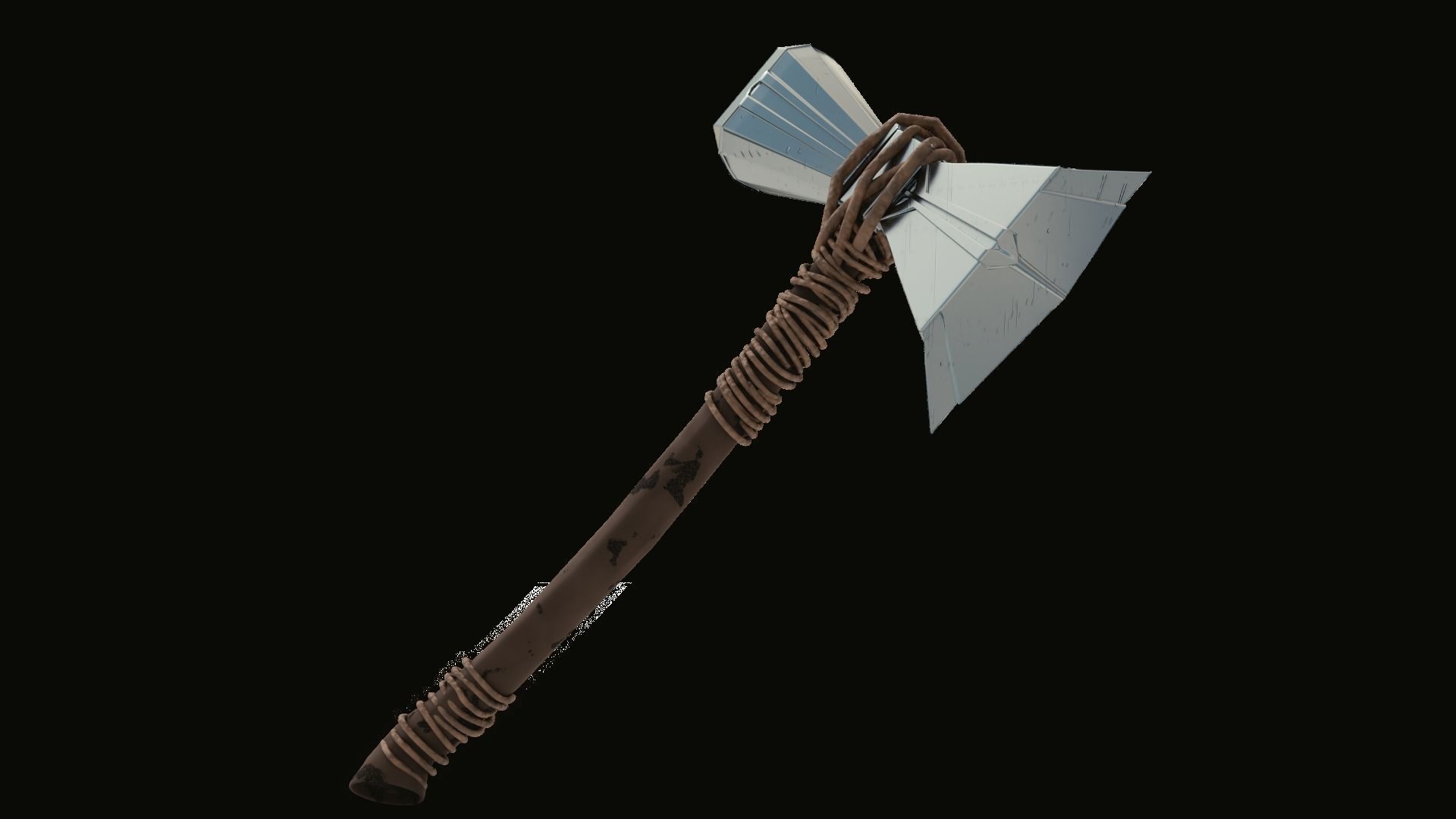 Stormbreaker wrath of gods melee weapon 3D model_10