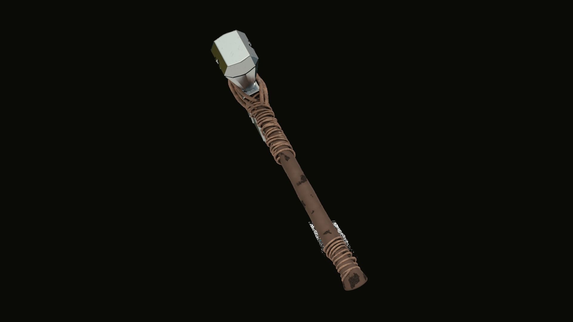 Stormbreaker wrath of gods melee weapon 3D model_34
