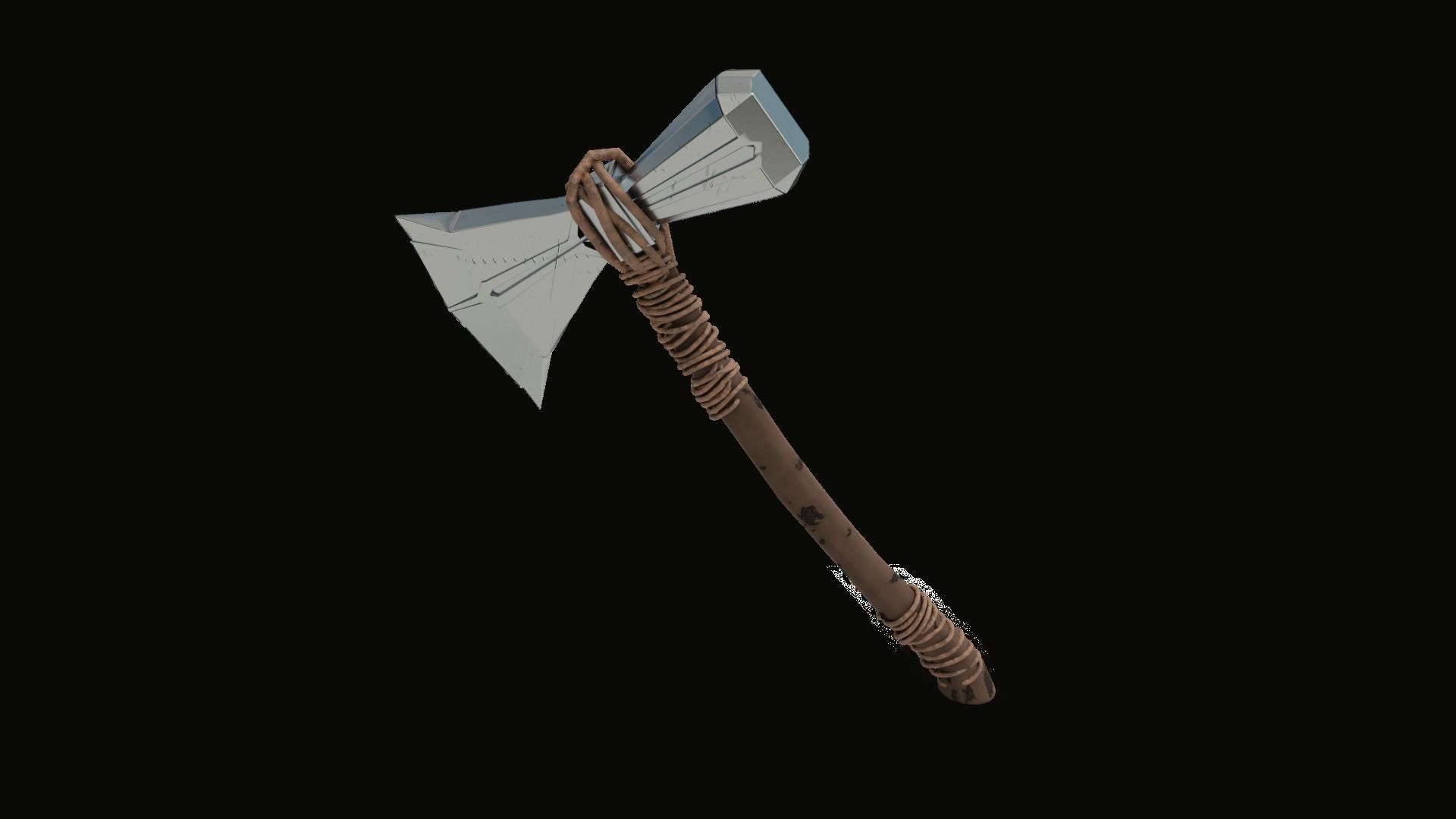Stormbreaker wrath of gods melee weapon 3D model_30