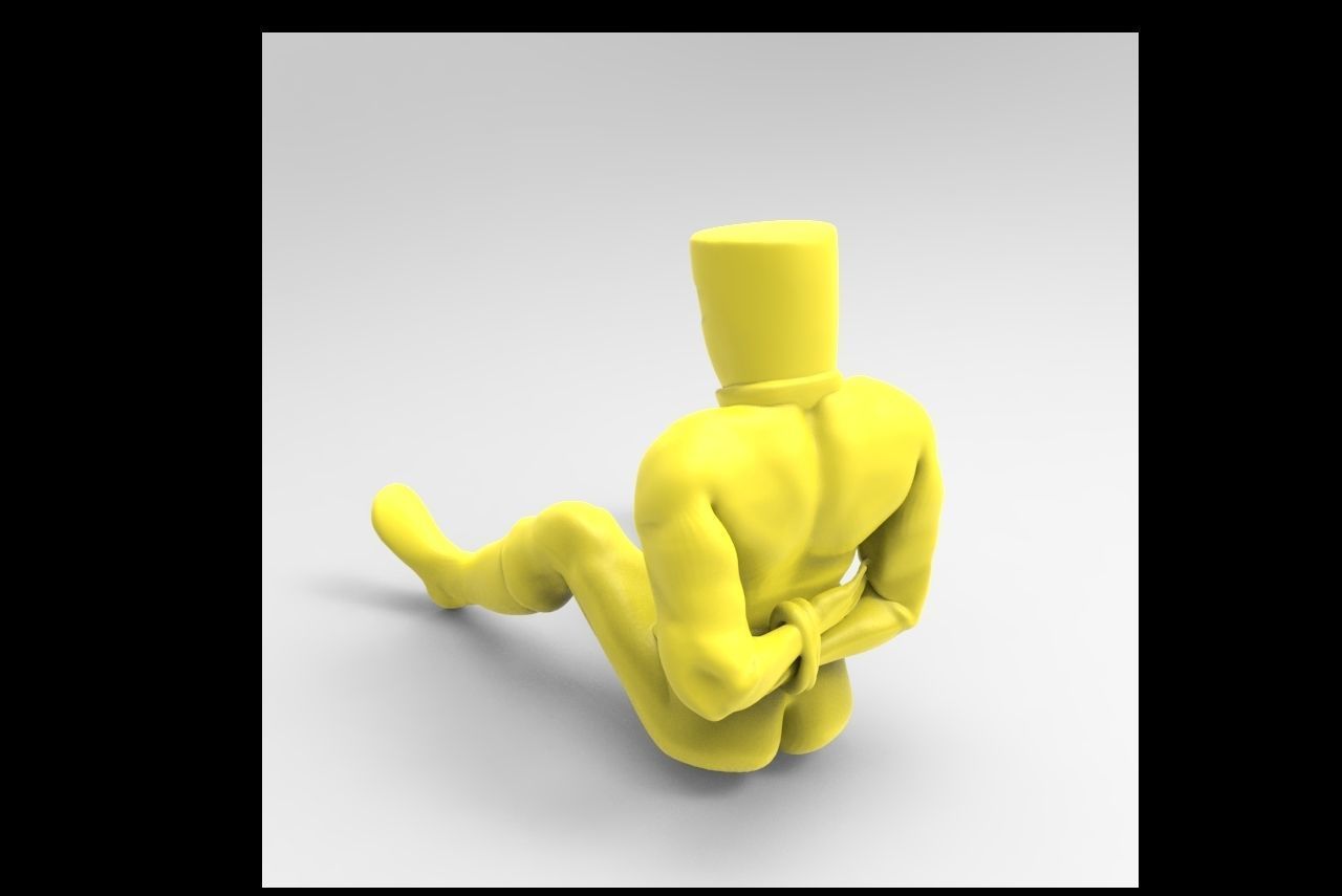 buckethead soldiers 3D print model_5