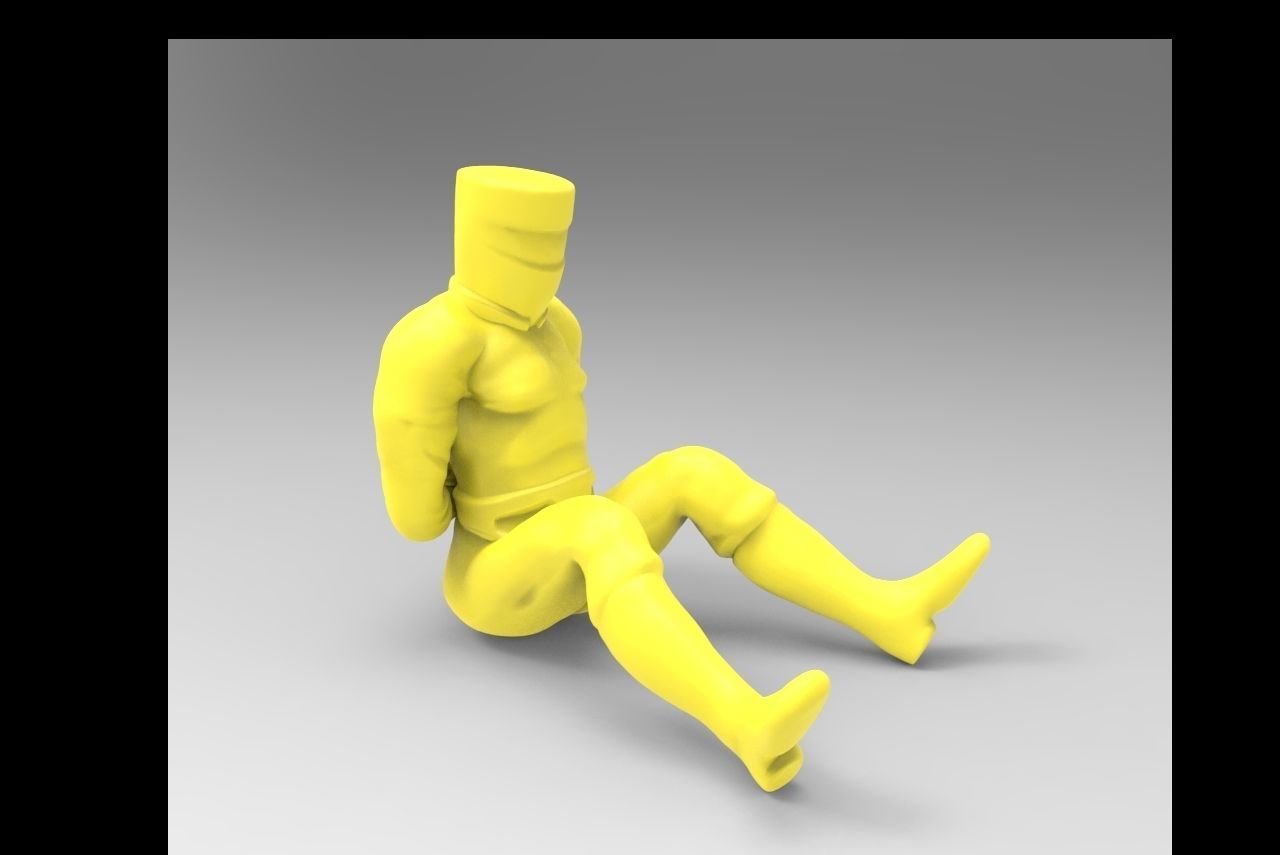 buckethead soldiers 3D print model_4