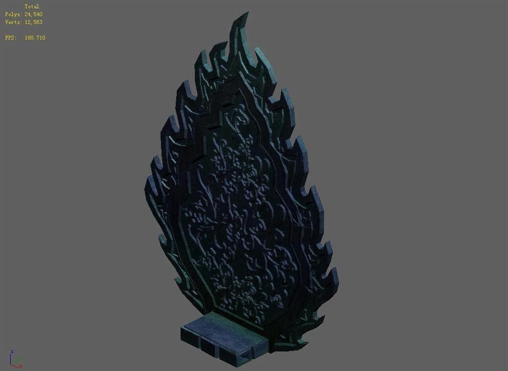 Magic Palace - Stone 001 3D model_2