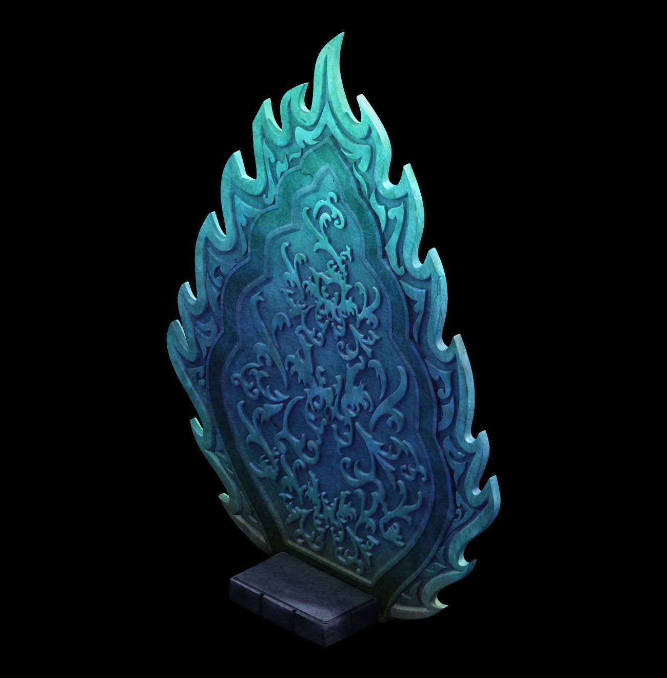 Magic Palace - Stone 001 3D model_1