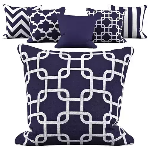 Pillow set 12 Navy Pillow