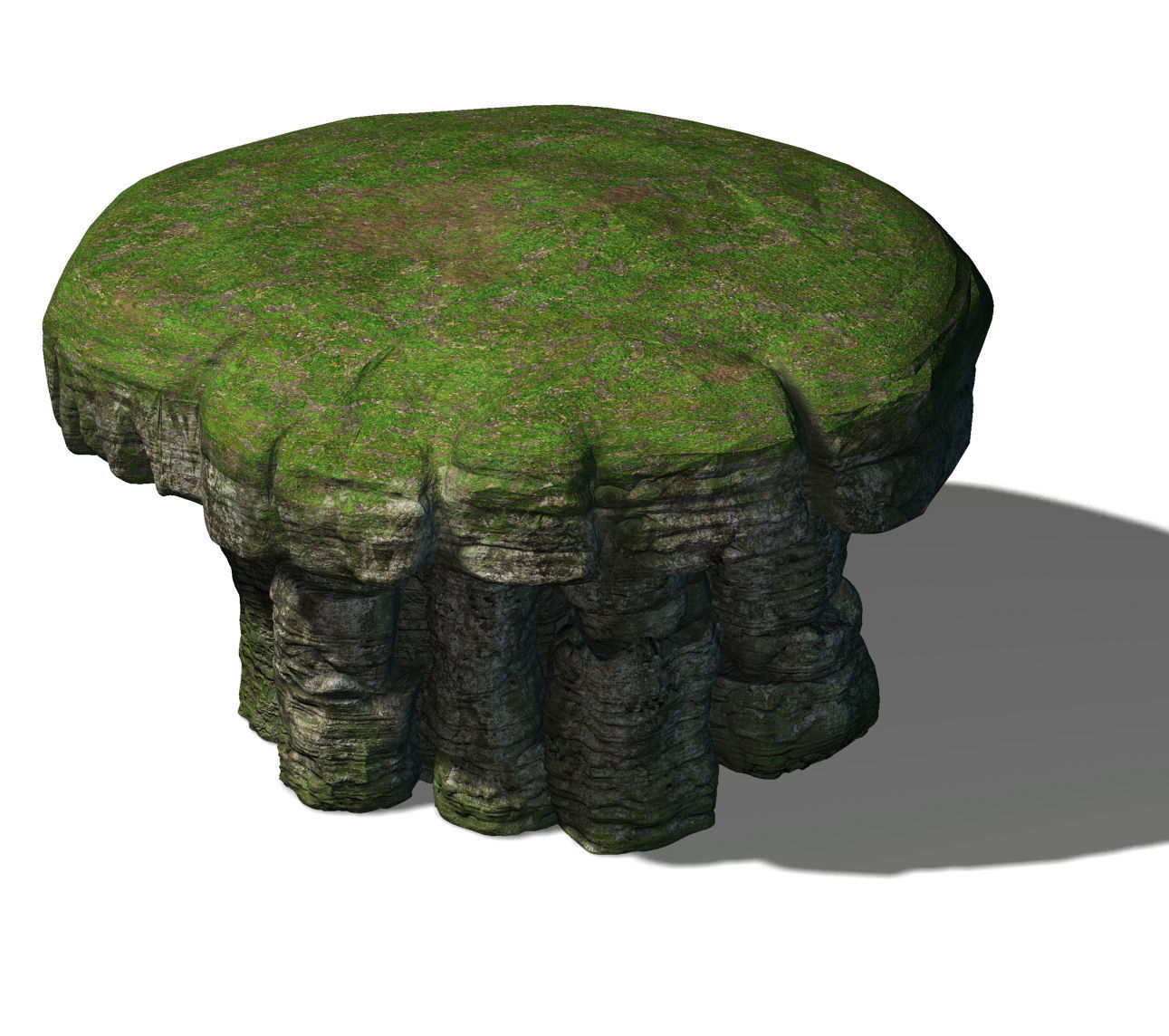 Mountain Hengshan - mushroom stone 02 3D model_3