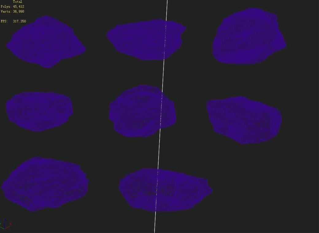 Mountain Hengshan - Stone 02 3D model_2