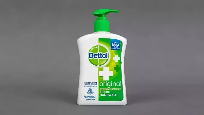 Liquid Hand Wash 3D model Liquid Hand Wash 3D model