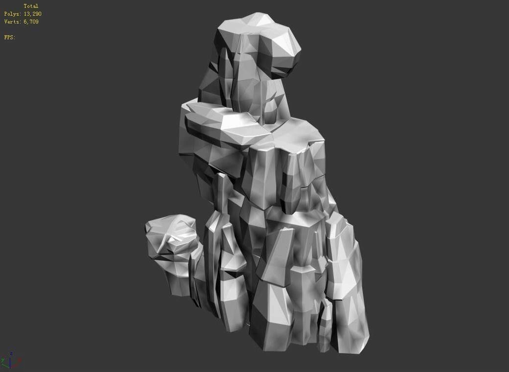 Qingyun Mountain - Mountain -01 3D model_3