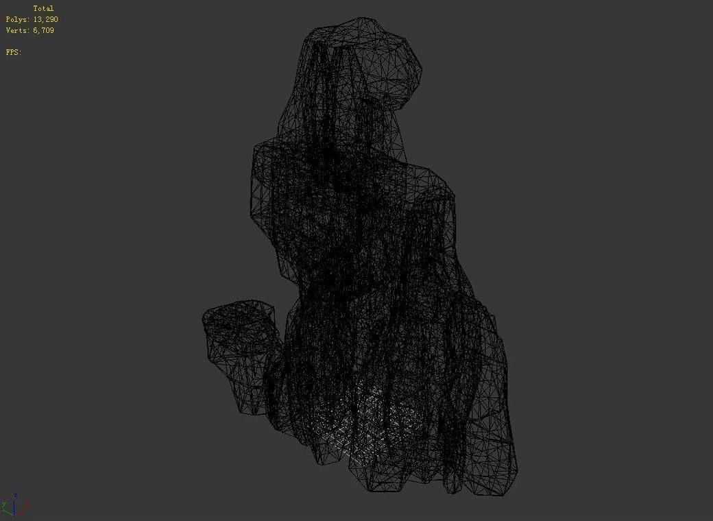 Qingyun Mountain - Mountain -01 3D model_2