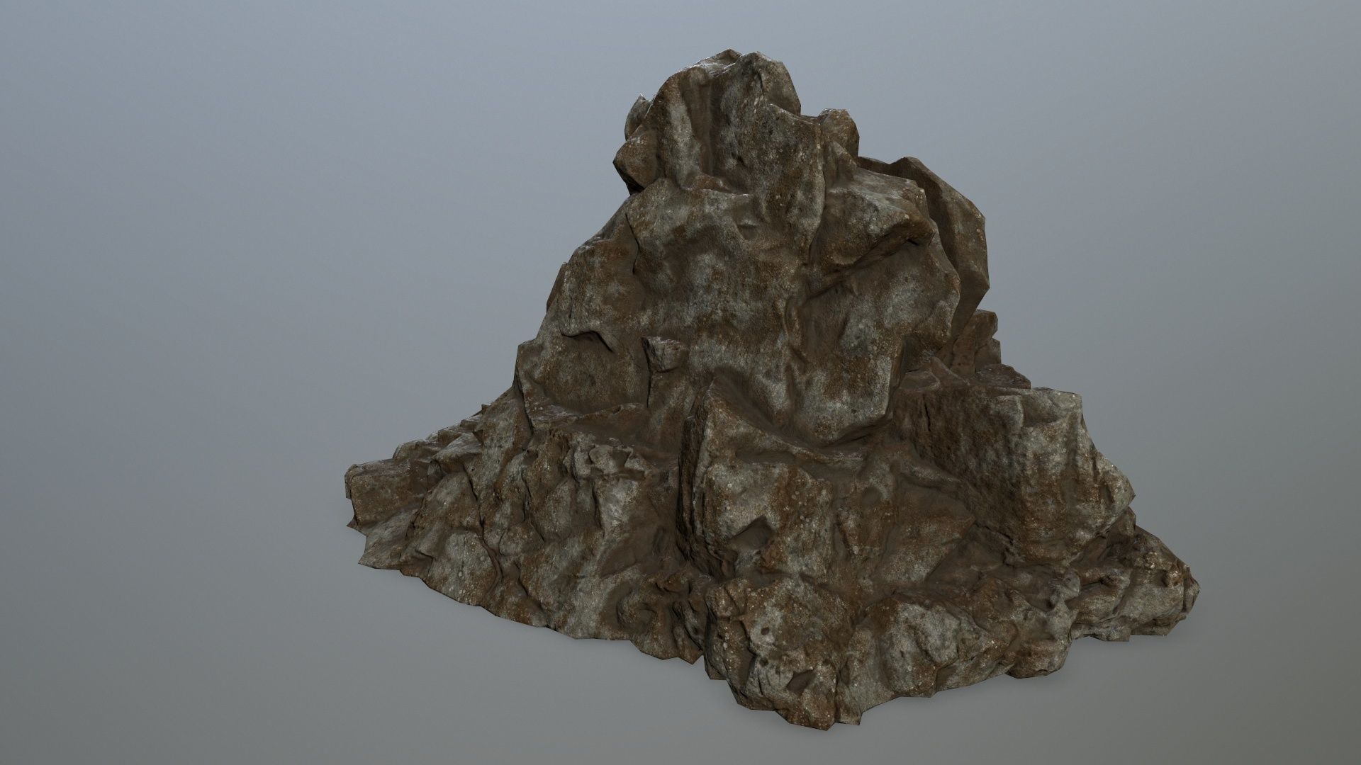 skull gate Low-poly 3D model_5