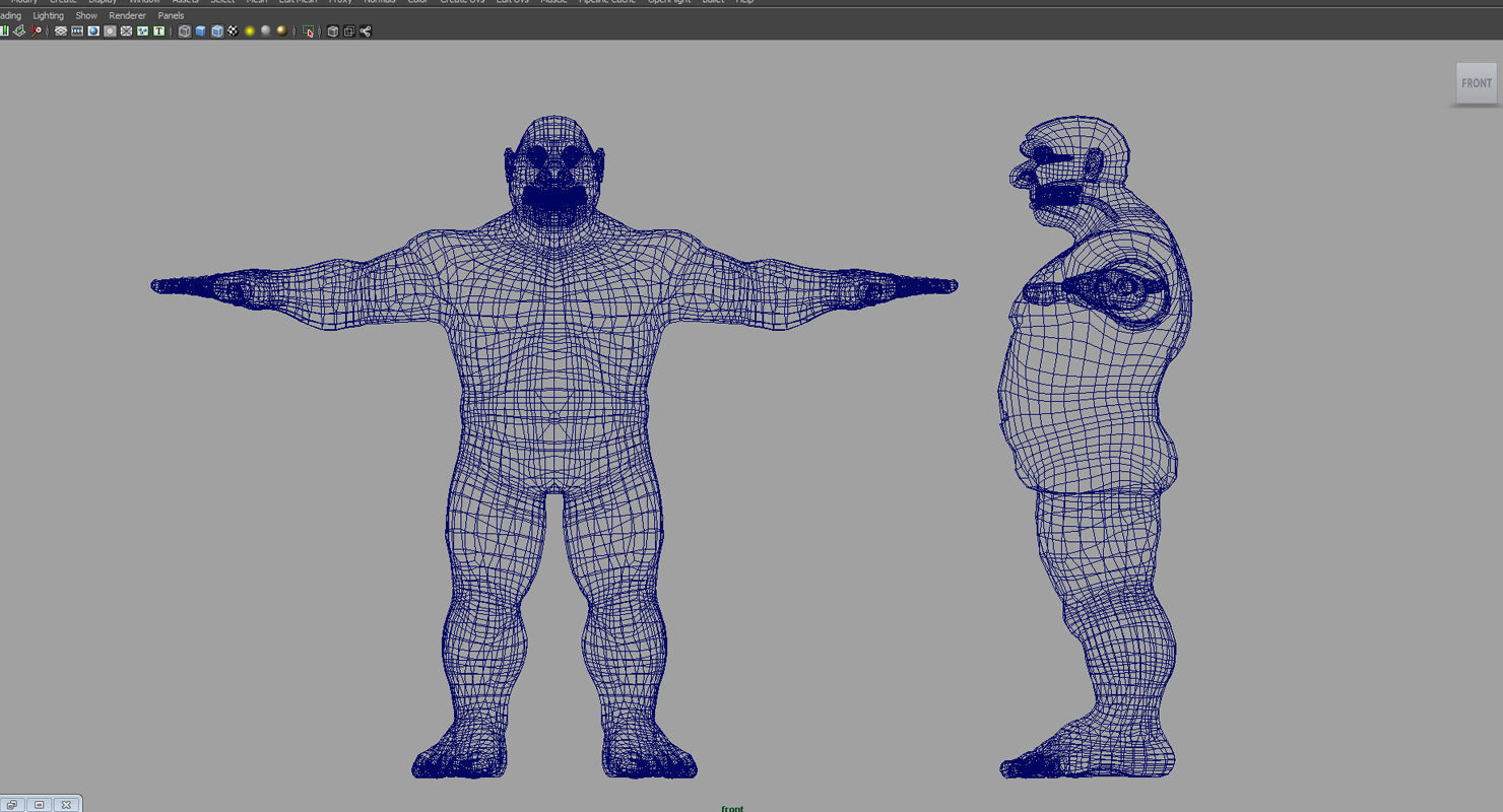 monster 3d model skull with teeth 3D model_13