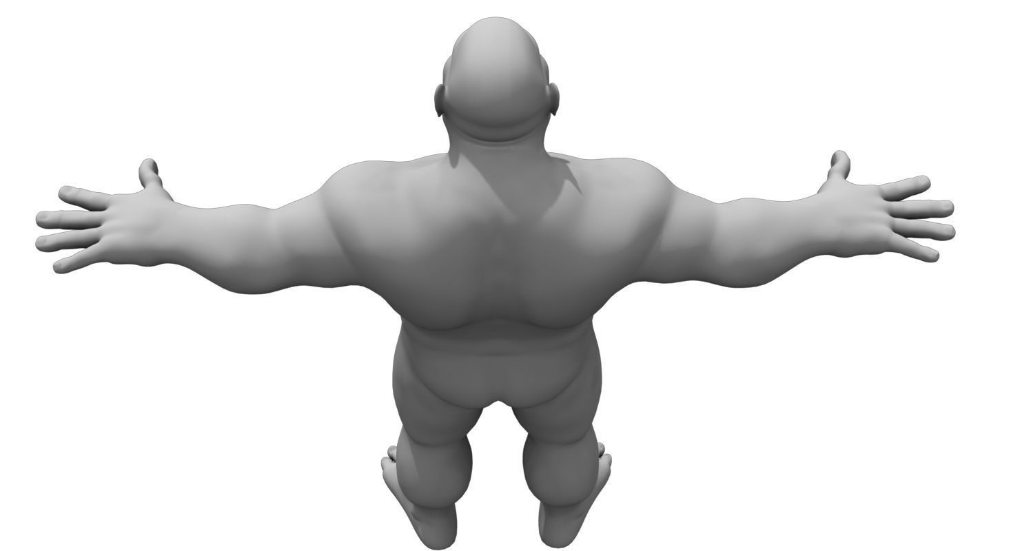 monster 3d model skull with teeth 3D model_9