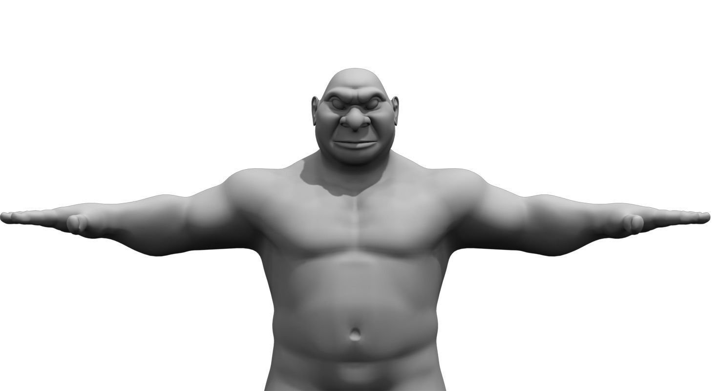 monster 3d model skull with teeth 3D model_6