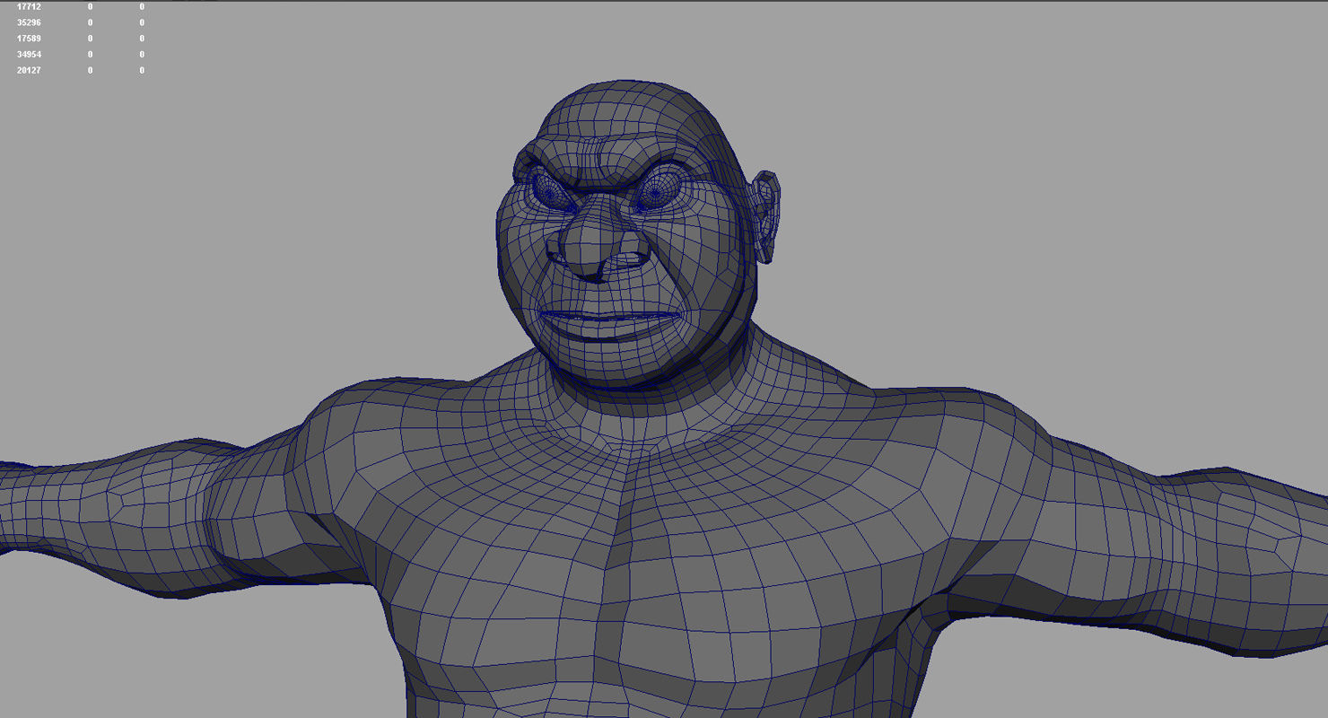 monster 3d model skull with teeth 3D model_5