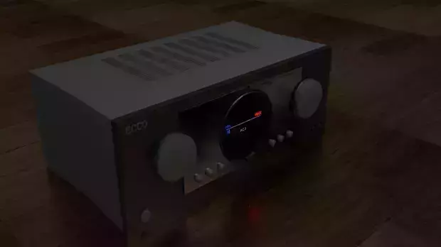 Stereo Amplifier  Free 3D model