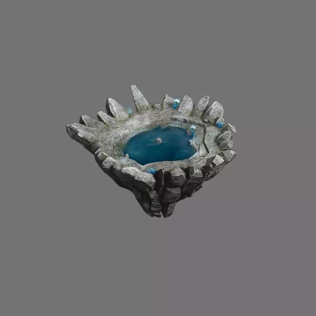Qingyun Mountain - Mountain -06 3D model_0