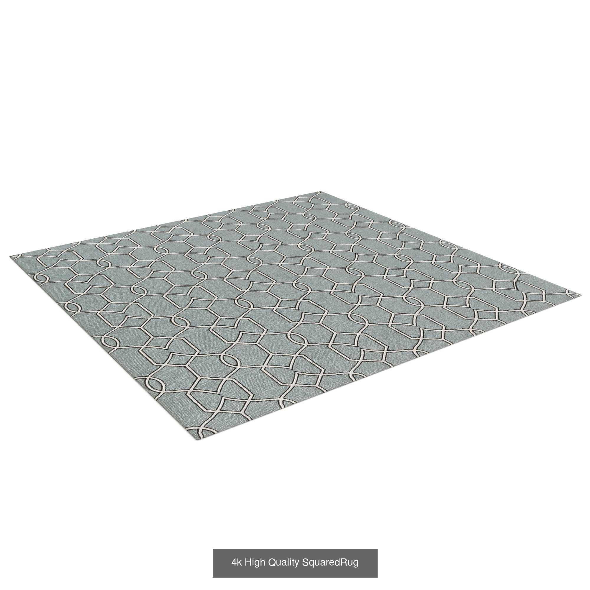 Colletction of 4k High Quality SquaredRug 3D Model Collection_4