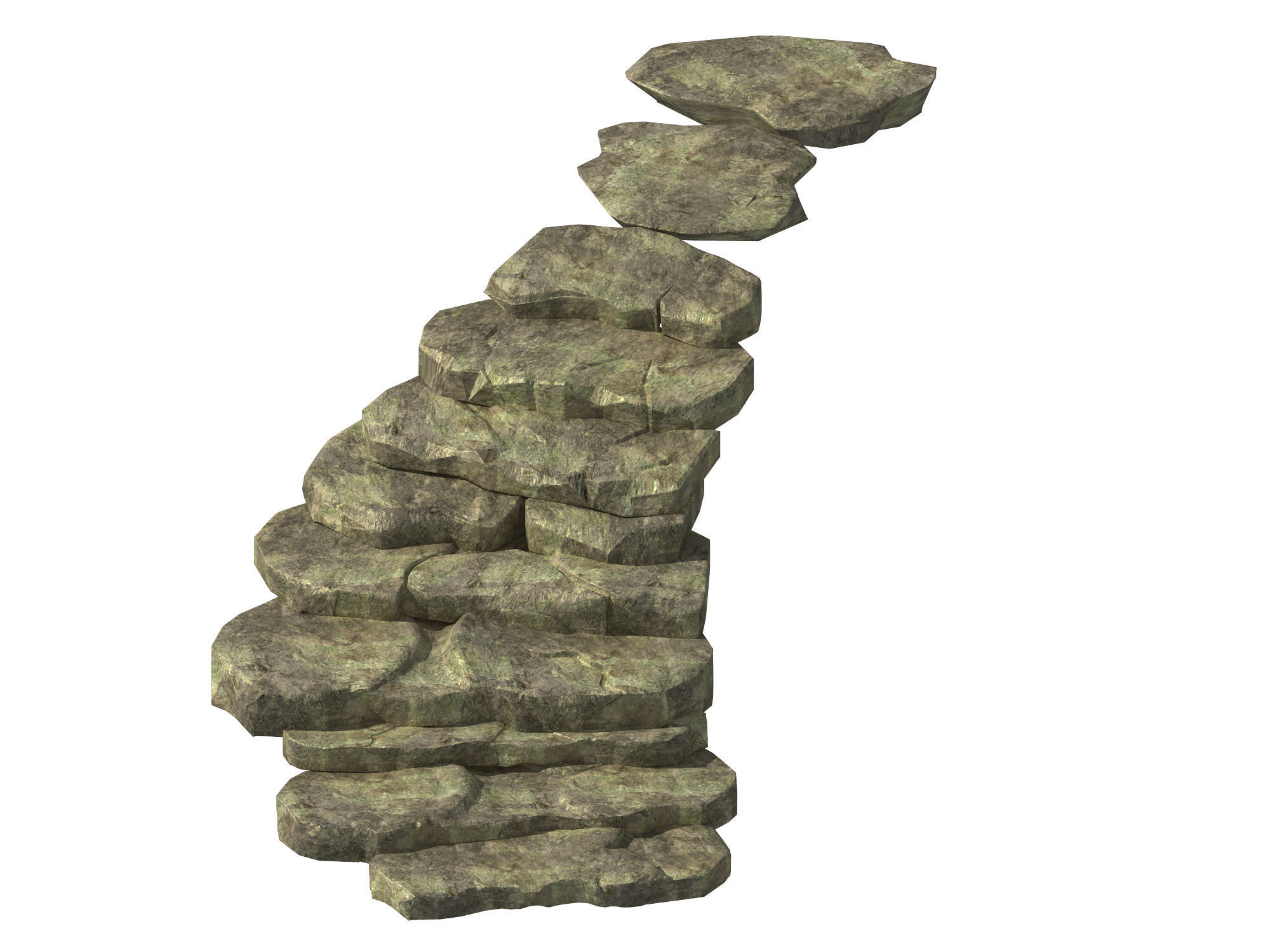 Qu You Path - Stairway 03 3D model_1