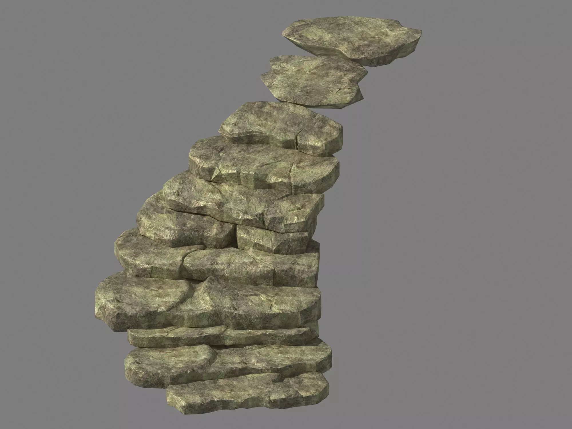 Qu You Path - Stairway 03 3D model_0