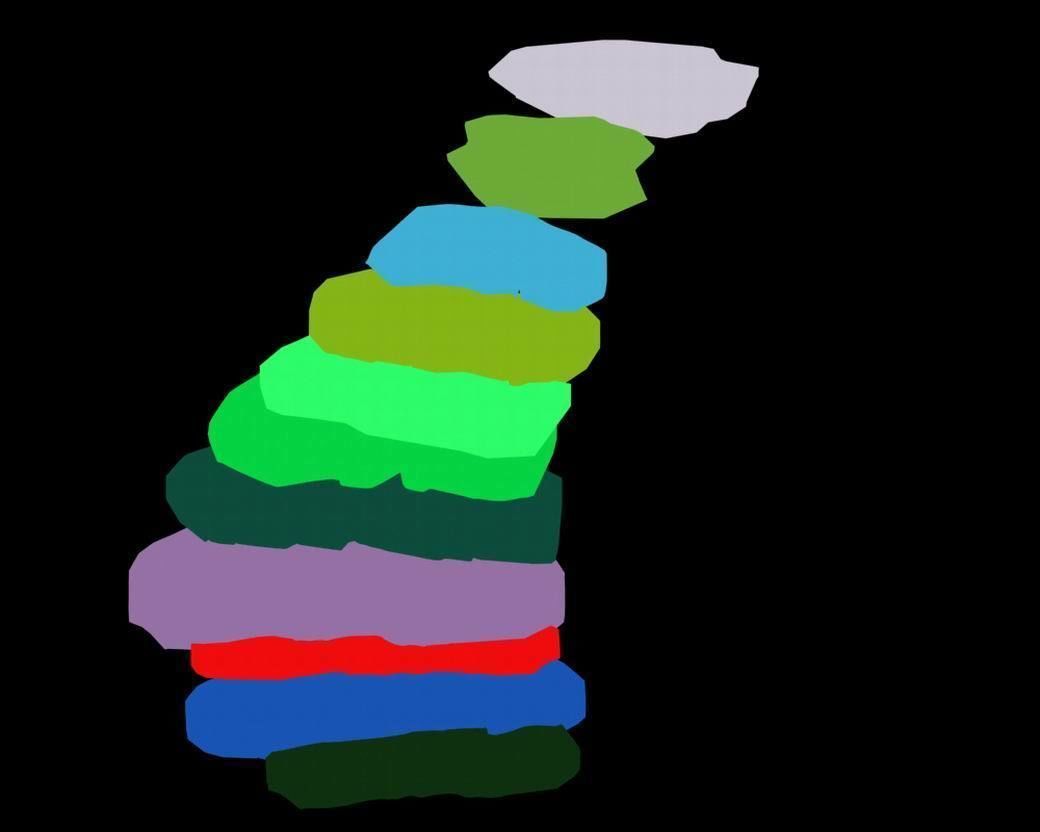 Qu You Path - Stairway 03 3D model_3