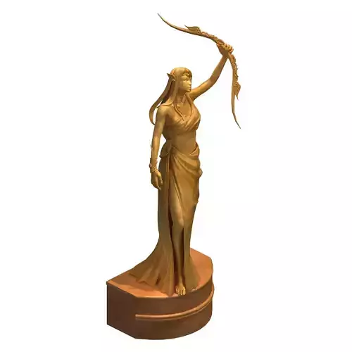 Human Ranger Area - Statue 01