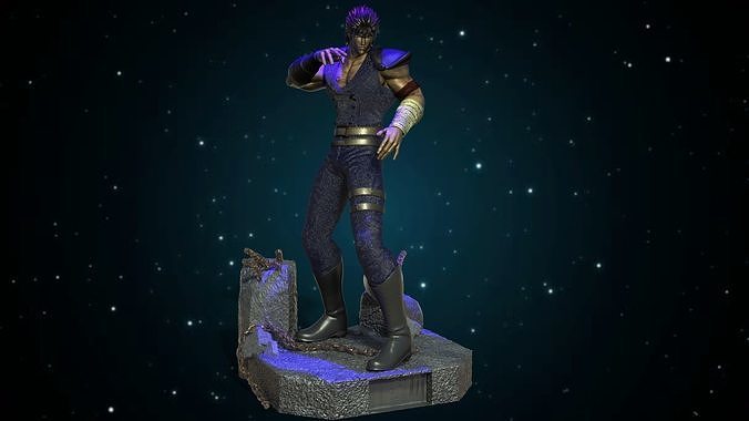 Ken Shiro Fist of the North Star Hokuto No Ken 3D print model