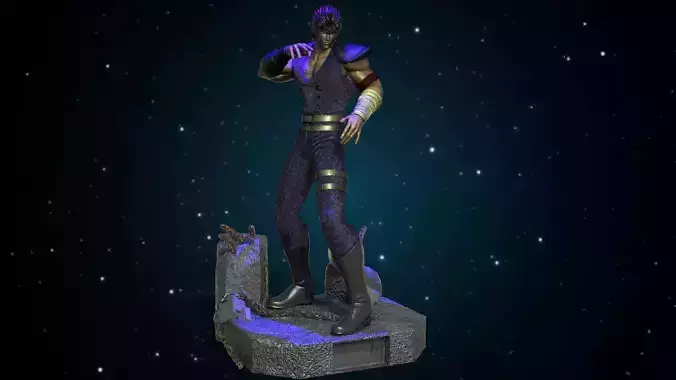 Ken Shiro Fist of the North Star Hokuto No Ken 3D print model