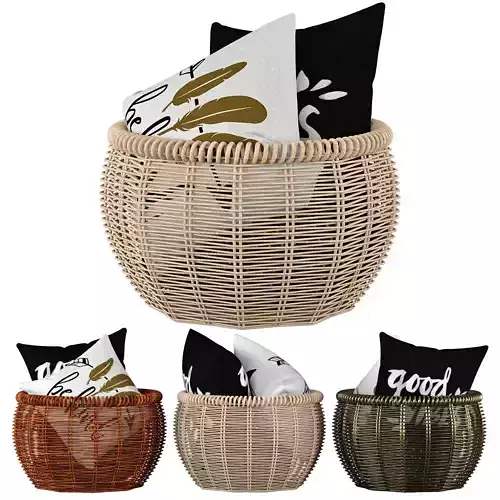 Pillow set 23 Pillow in basket