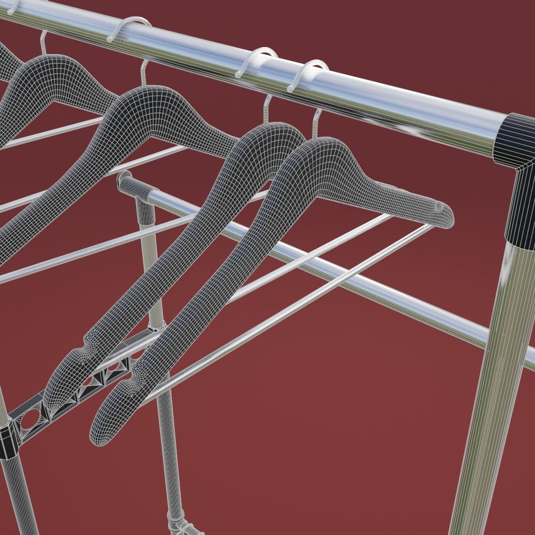 Clothes Hanger Nova II Bis Signal Free 3D model_14