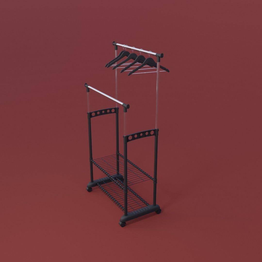 Clothes Hanger Nova II Bis Signal Free 3D model_2
