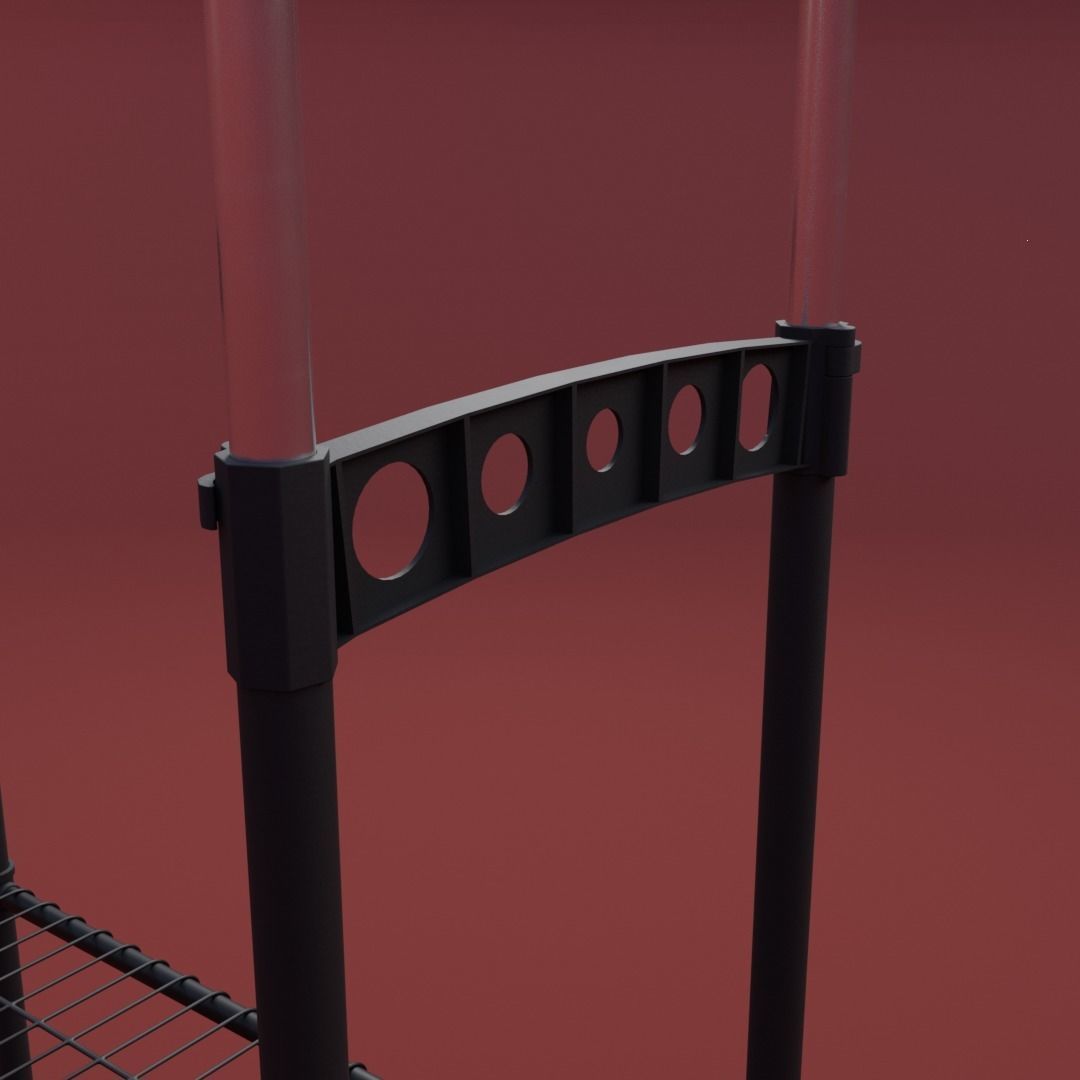 Clothes Hanger Nova II Bis Signal Free 3D model_3