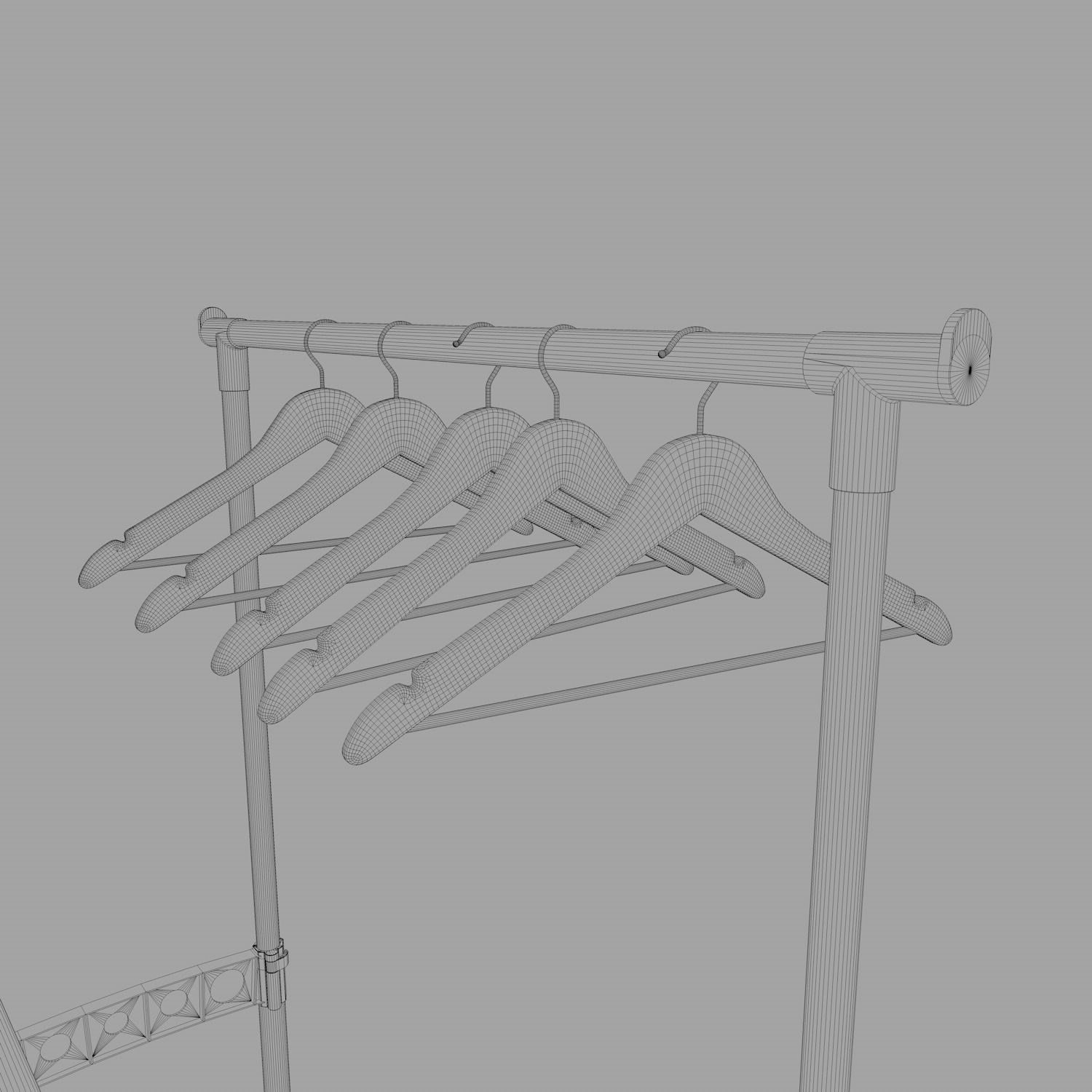 Clothes Hanger Nova II Bis Signal Free 3D model_17