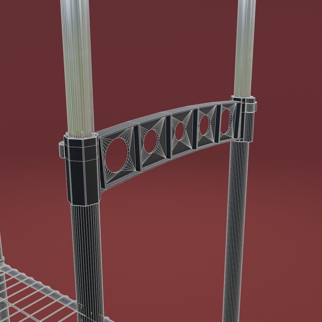 Clothes Hanger Nova II Bis Signal Free 3D model_13