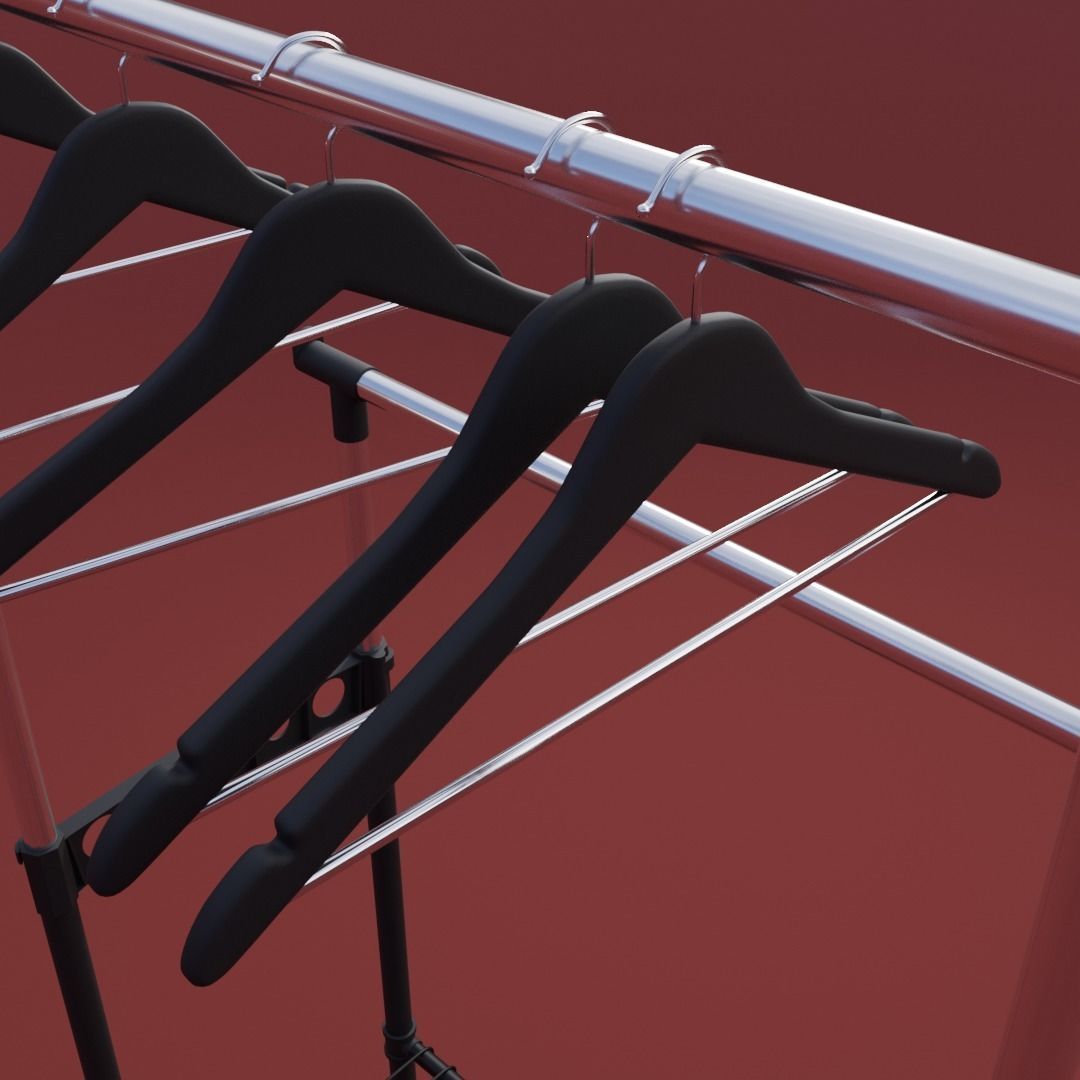 Clothes Hanger Nova II Bis Signal Free 3D model_9