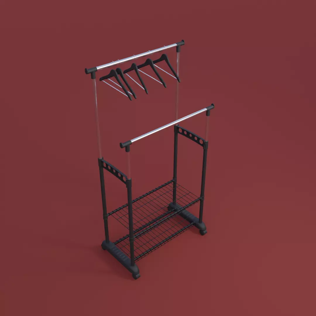 Clothes Hanger Nova II Bis Signal Free 3D model_0