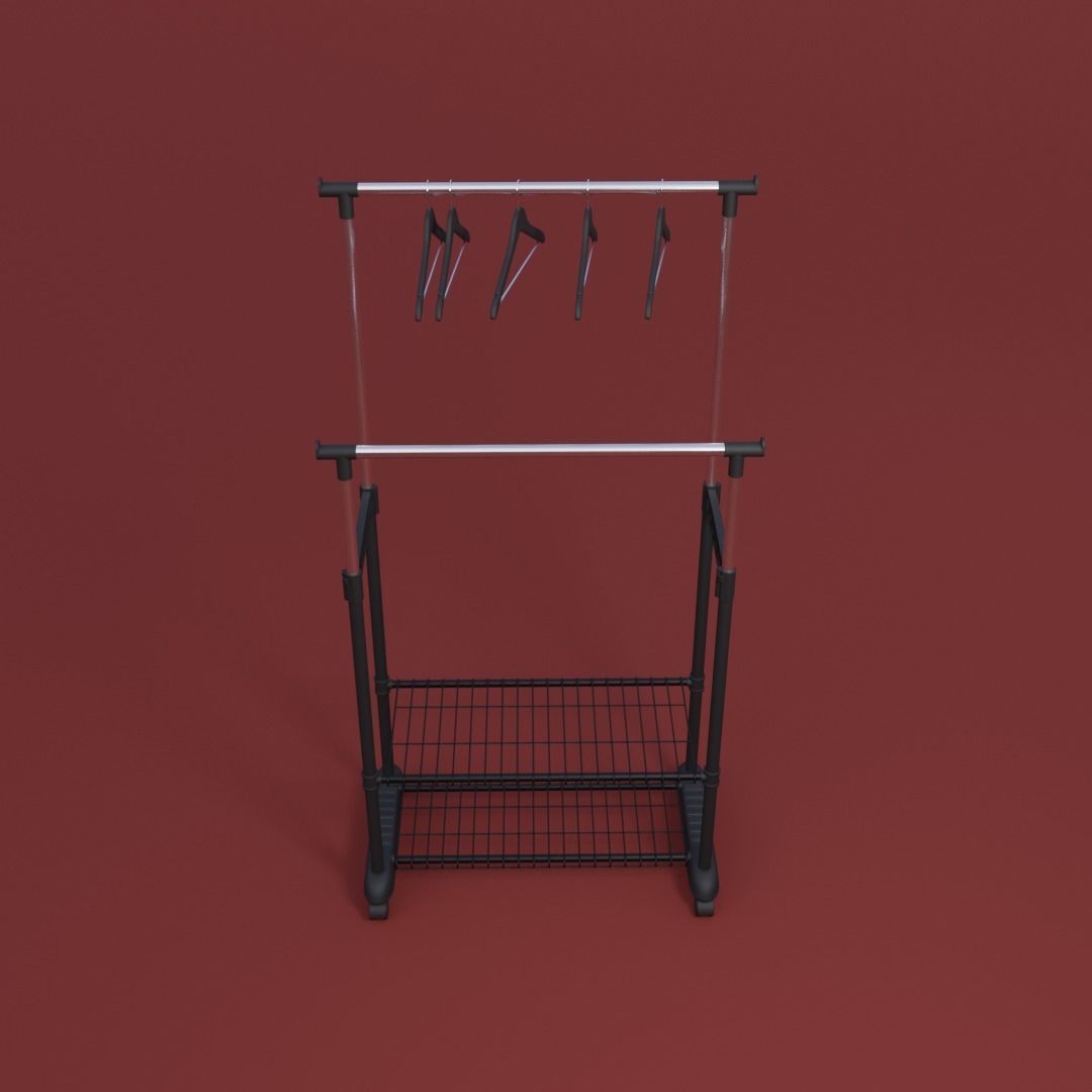 Clothes Hanger Nova II Bis Signal Free 3D model_10
