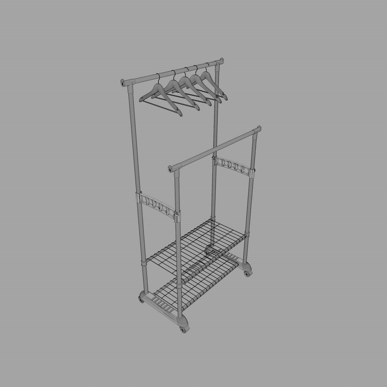 Clothes Hanger Nova II Bis Signal Free 3D model_15