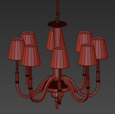 Chandelier Carmen 3D model_3