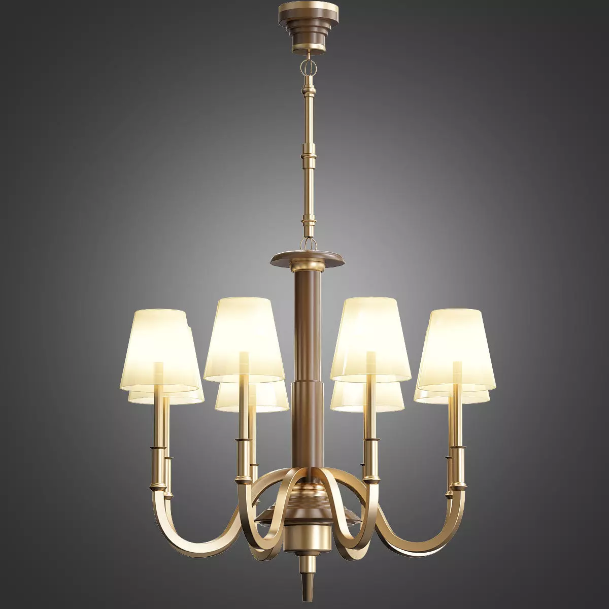 Chandelier Carmen 3D model_0