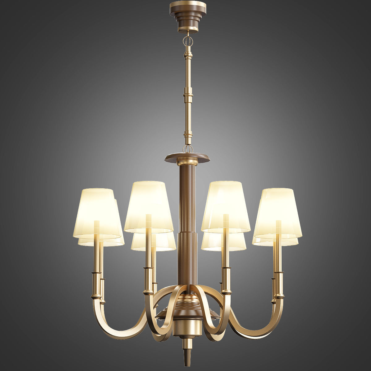 Chandelier Carmen 3D model_5