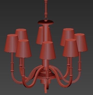 Chandelier Carmen 3D model_2